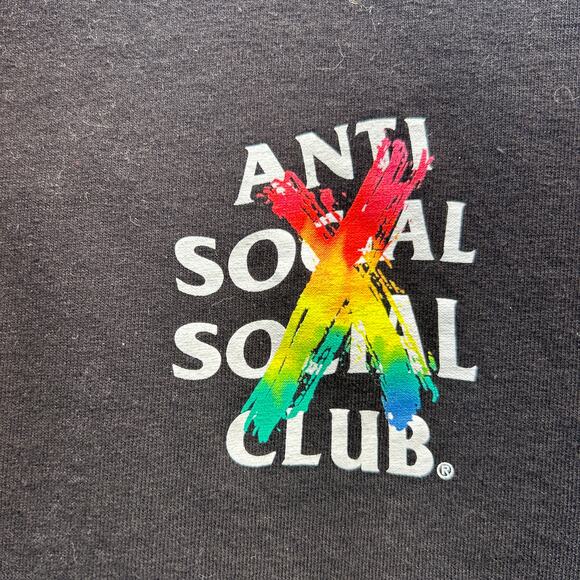 antisocial social club black tee - Picture 3 of 6
